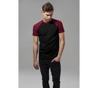 URBAN CLASSICS Maglietta da Uomo a Manica Corta in Cotone, Lunghezza Regolare, Stile Casual, Colori Spezzati RAGLAN, Taglie S-5XL