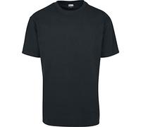 URBAN CLASSICS Maglietta a Maniche Corte Uomo Oversize, T-Shirt Maniche Corte Lunga per Uomo con Girocollo e Vestibilità Larga, 100% Cotone Jersey, Nero, Taglie: 4XL