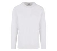Urban Classics Maglietta a Maniche Lunghe da Uomo, Basic a Maniche Lunghe, vestibilità Normale, Cotone, Bianco, XXXXL