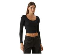 Urban Classics Maglietta A Maniche Lunghe Organic Rib Wide Neck