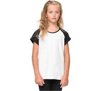 URBAN CLASSICS Maglietta Bambino Bambina Raglan, Maglietta a Manica Corta in 100% Cotone, Disponibile in Diversi Colori, Taglie 110/116 - 158/167