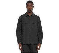 Urban Classics Maglietta Basic Crepe Camicia, Nero, XL Uomo