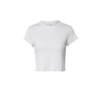 Urban Classics T-Shirt Ladies Cropped Rib Tee, Bianca, L Donna