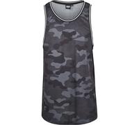 Urban Classics Maglietta 'Camo Mesh' grigio / grigio scuro / nero Uomo - Abbigliamento - Taglie comode - Maglie e T-shirt Urban Classics XXXL