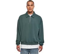 Urban Classics Felpa Con Mezza Zip Shirt Collar