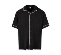 Urban Classics Maglietta da Bowling Camicia, Nero, M Uomo
