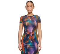 Urban Classics Maglietta da Donna AOP Mesh T-Shirt, Riflesso Multicolore, S