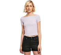Urban Classics Maglietta da Donna con Spalle Scoperte Maniche Corte, Lilla, XL