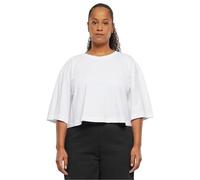 Urban Classics Maglietta da Donna Heavy Organic Oversized Cropped Tee T-Shirt, Bianco, M