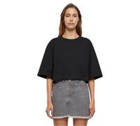 Urban Classics Maglietta da Donna Heavy Organic Oversized Cropped Tee T-Shirt, Nero, M
