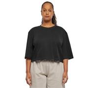 Urban Classics Maglietta da Donna Heavy Organic Oversized Cropped Tee T-Shirt, Nero, M