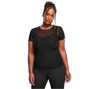 Urban Classics Maglietta da Donna in Rete, Nero, XXXXXL