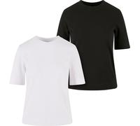 Urban Classics Maglietta da donna Ladies Classy Tee 2-Pack TB6123A L Bianco