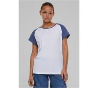 Urban Classics Maglietta da donna Ladies Contrast Raglan Tee TB1913 S Bianco