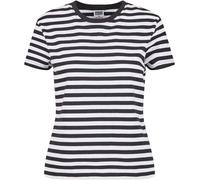 Urban Classics Maglietta da donna Maglietta da donna a righe regolari TB6826 5XL Bianco