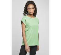 Urban Classics Maglietta da donna Maglietta da donna a spalla larga verde fantasma XS Verde