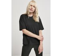 Urban Classics Maglietta da donna Maglietta da donna biologica Oversized Pleat Tee 2-Pack White+Black XS Multicolore