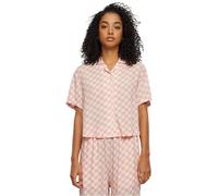 Urban Classics Maglietta da Donna Viscose Resort T-Shirt, A Scacchi Rosa, M