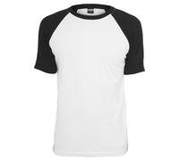 URBAN CLASSICS Maglietta da Uomo a Manica Corta in Cotone, Lunghezza Regolare, Stile Casual, Colori Spezzati RAGLAN, Taglie S-5XL