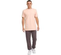Urban Classics Maglietta da Uomo Basic Tee, Maglietta Classica con Scollo Rotondo, 100% Cotone, vestibilità Normale, Taglie S - 5XL, Albicocca Morbida, L