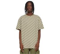 Urban Classics Maglietta da Uomo Oversized Check Tee khakicheck XL, Cachi, XL