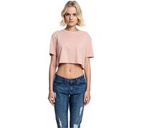 Urban Classics T-shirt Donna corta oversize pancia scoperta Rosa chiaro M