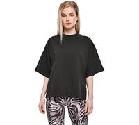 Urban Classics T-shirt Donna Organic Heavy Cotone Biologico Oversize Nero 5XL