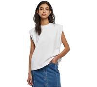 URBAN CLASSICS Maglietta Donna Smanicata e con Spalline Imbottite, Fit Oversize, Maglietta con Girocollo a U, Diversi Colori Disponibili, Taglie XS - 5XL
