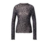 Urban Classics Turtleneck Top Aop Mesh Long Sleeve Shirt Grigio 4XL Donna