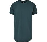Urban Classics Maglietta Long Turnup Tee sagomata S Verde