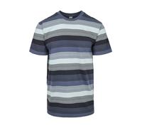 Urban Classics T-shirt Tinta in filo Sunrise Stripe Tee Vintageblue S Blu