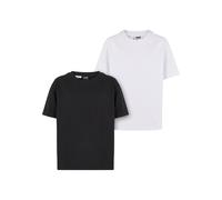 Urban Classics Ragazze Ragazze Oversized Boyfriend Tee 2-Pack UCK3634 122/128 Nero