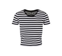 Urban Classics Maglietta nero / bianco Donna Urban Classics 5XL nero / bianco