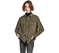 Urban Classics Corduroy Oversized Long Sleeve Shirt Verde S Donna