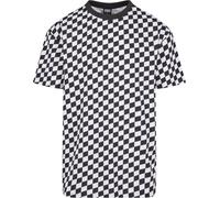 Urban Classics T-Shirt Oversize a Quadri, Blackcheck, M Uomo