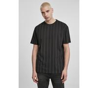 Urban Classics Maglietta Oversized Pinstripe Tee Nero L Nero