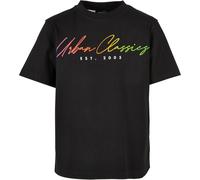 Urban Classics Maglietta Ragazzi Boys Script Logo Tee 110/116 Nero