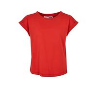 Urban Classics Girls Organic Extrended Shoulder Tee T-Shirt, Hugered, 122 cm-128 cm Bambine e Ragazze