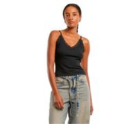 Urban Classics Donna Top in pizzo con scollo a V 2 pezzi TB7514A 4XL Nero