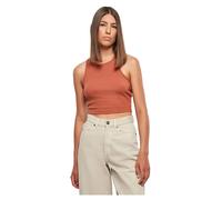 Urban Classics Canottiera corta a coste Terracotta 3XL