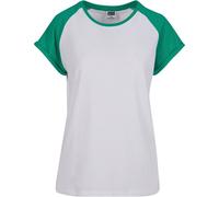 Urban Classics Maglietta T-Shirt Raglan A Contrasto Per Donne Taglia XS-5XL
