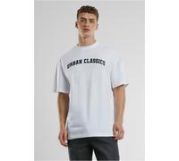 Urban Classics Maglietta UC College Logo Tall Tee TB7553 L Bianco
