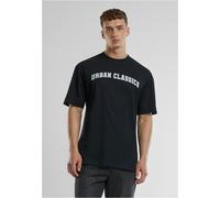 Urban Classics Maglietta UC College Logo Tall Tee TB7553 L Nero