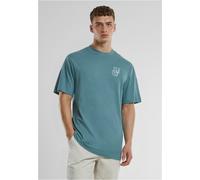 Urban Classics Maglietta UC Shiny Logo Tall Tee TB7554 M Blu