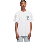 Urban Classics Maglietta Uomo con logo Organic Tree, Bianco
