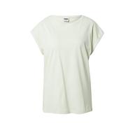 URBAN CLASSICS t-shirt da Donna con Manica Arrotolata, Maglietta a Maniche Corte da Donna in Cotone, Tee Shirt con Scollo Rotondo e Spalle Arrotondate, Colore: Rosso Ciliegia, Taglia: XXL