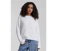 Urban Classics Maglione a collo alto in piuma da donna TB6891 M Bianco