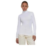 Urban Classics Maglione dolcevita da donna Knitted 4XL Bianco