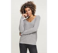 Urban Classics Maglione da donna con allacciatura sul retro, nero M Nero