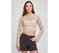 Urban Classics Maglione da donna Cropped Crochet Knit 5XL Beige